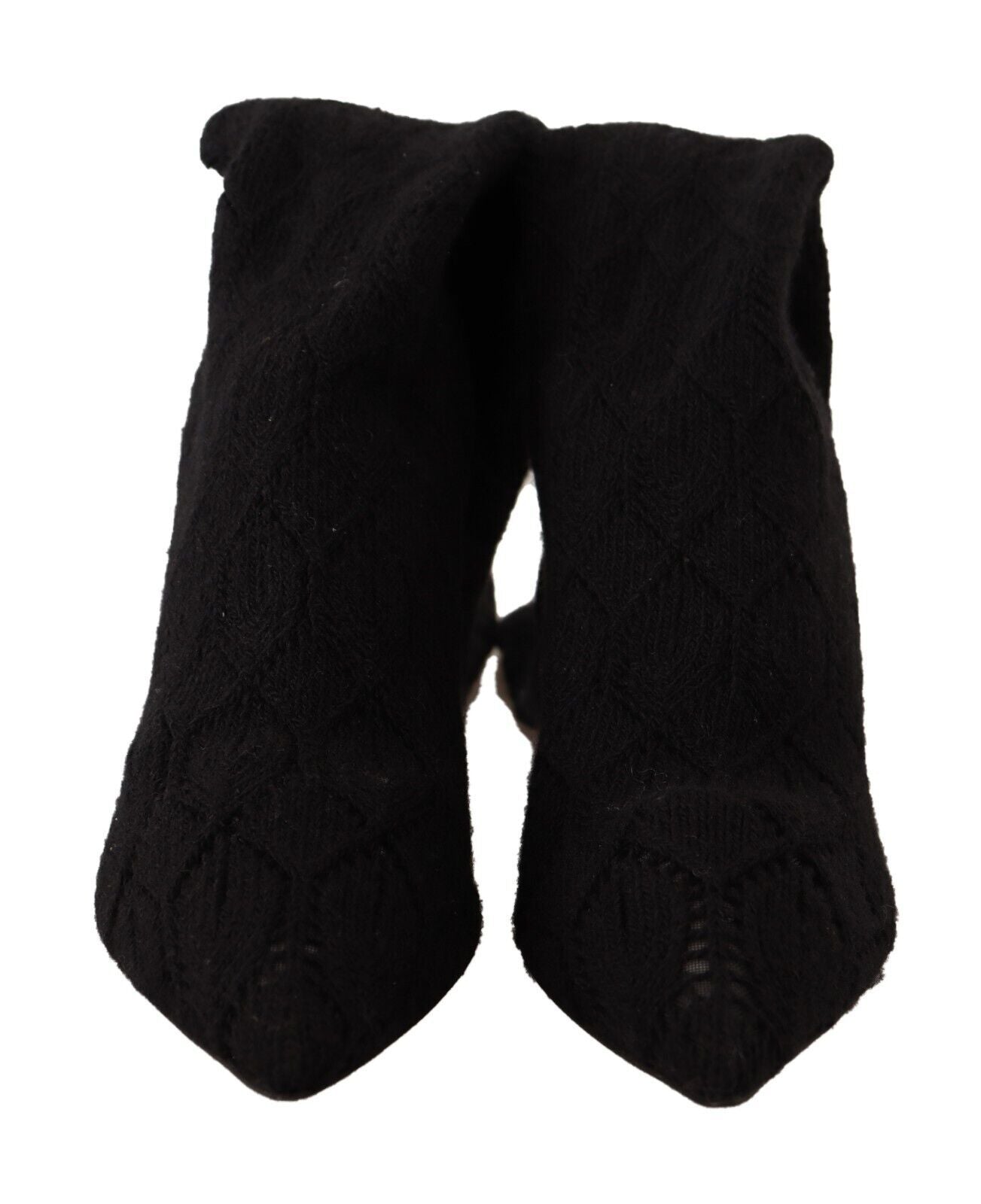 Bottines montantes noires extensibles Dolce &amp; Gabbana