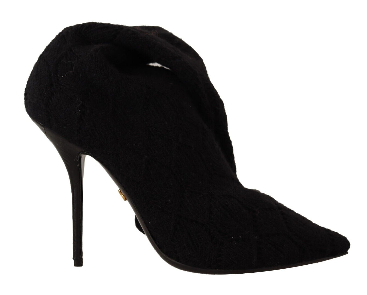 Bottines montantes noires extensibles Dolce &amp; Gabbana