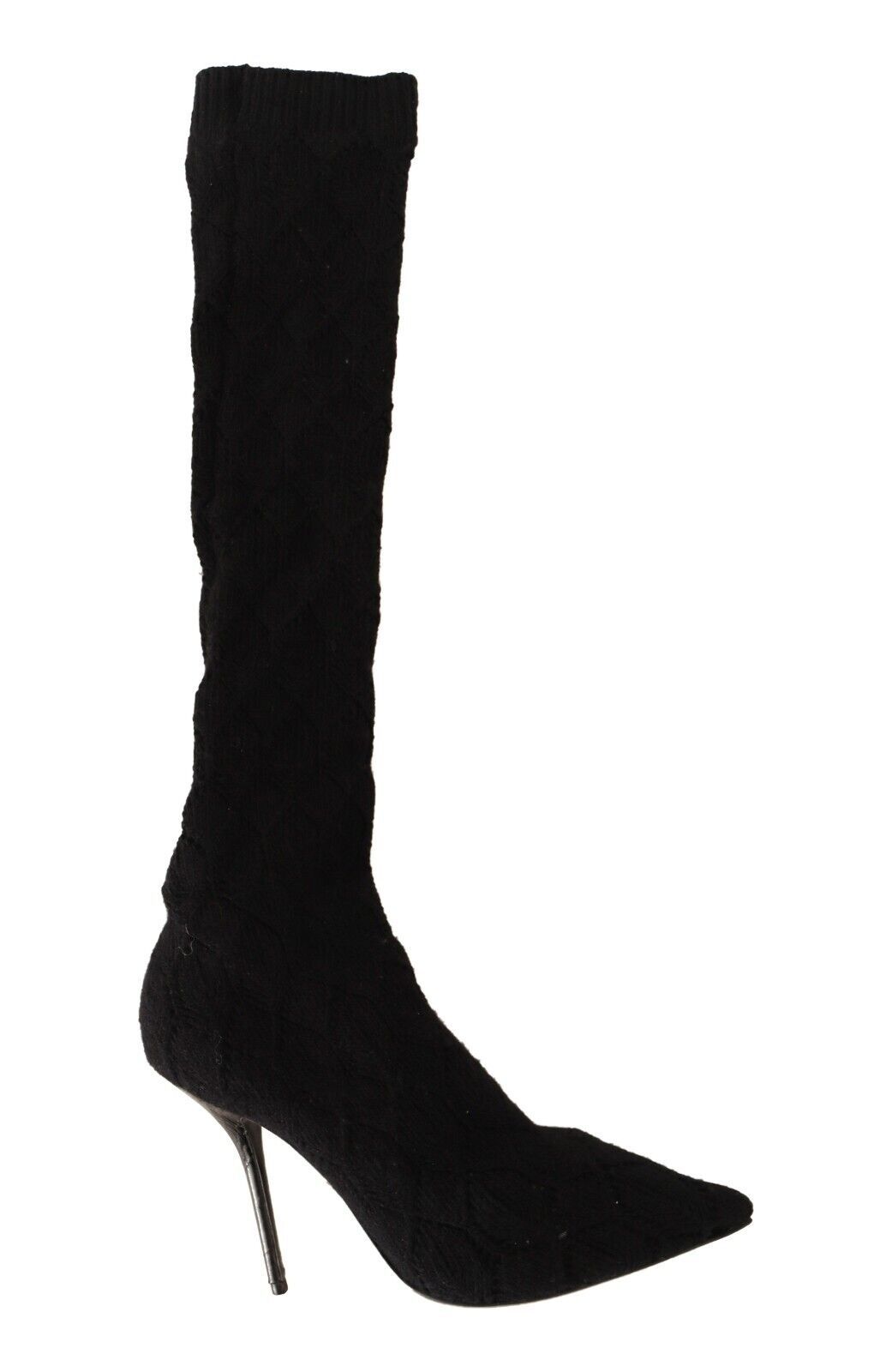 Bottines montantes noires extensibles Dolce &amp; Gabbana