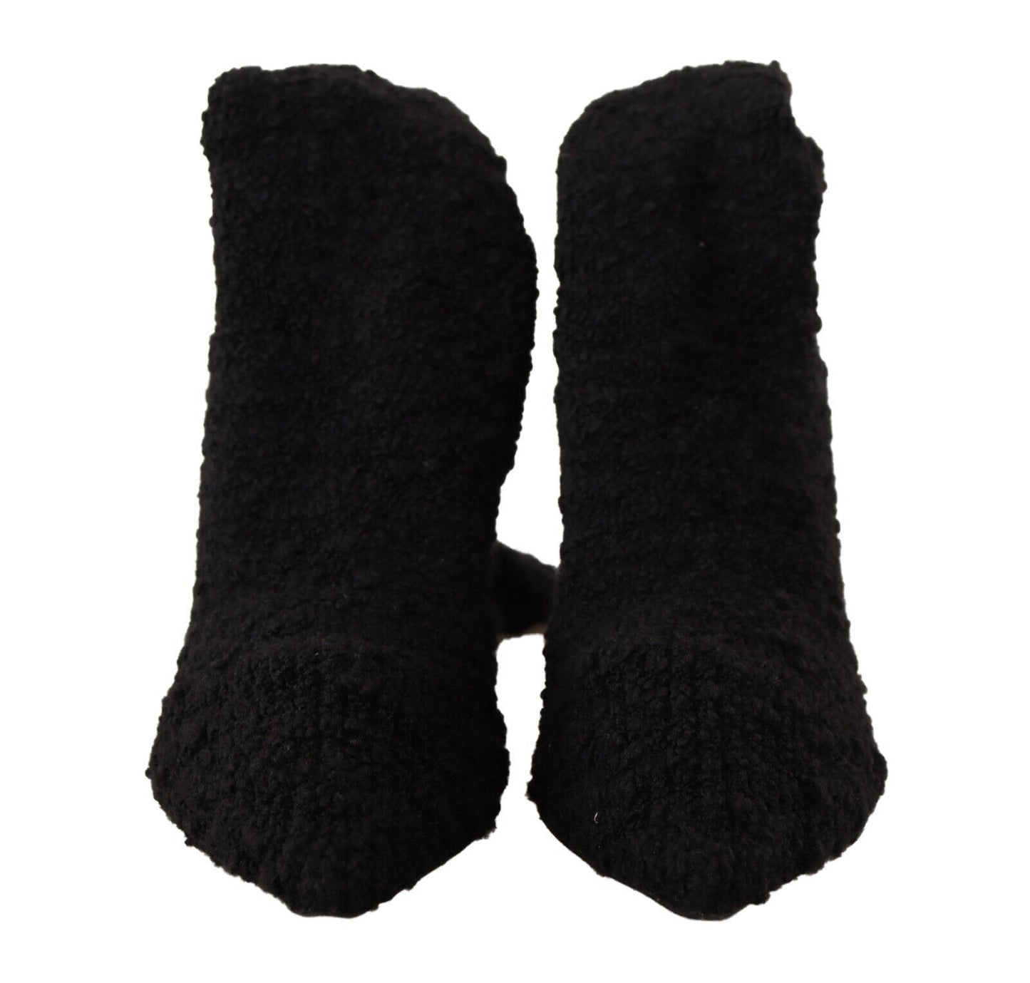 Bottines montantes noires extensibles Dolce &amp; Gabbana