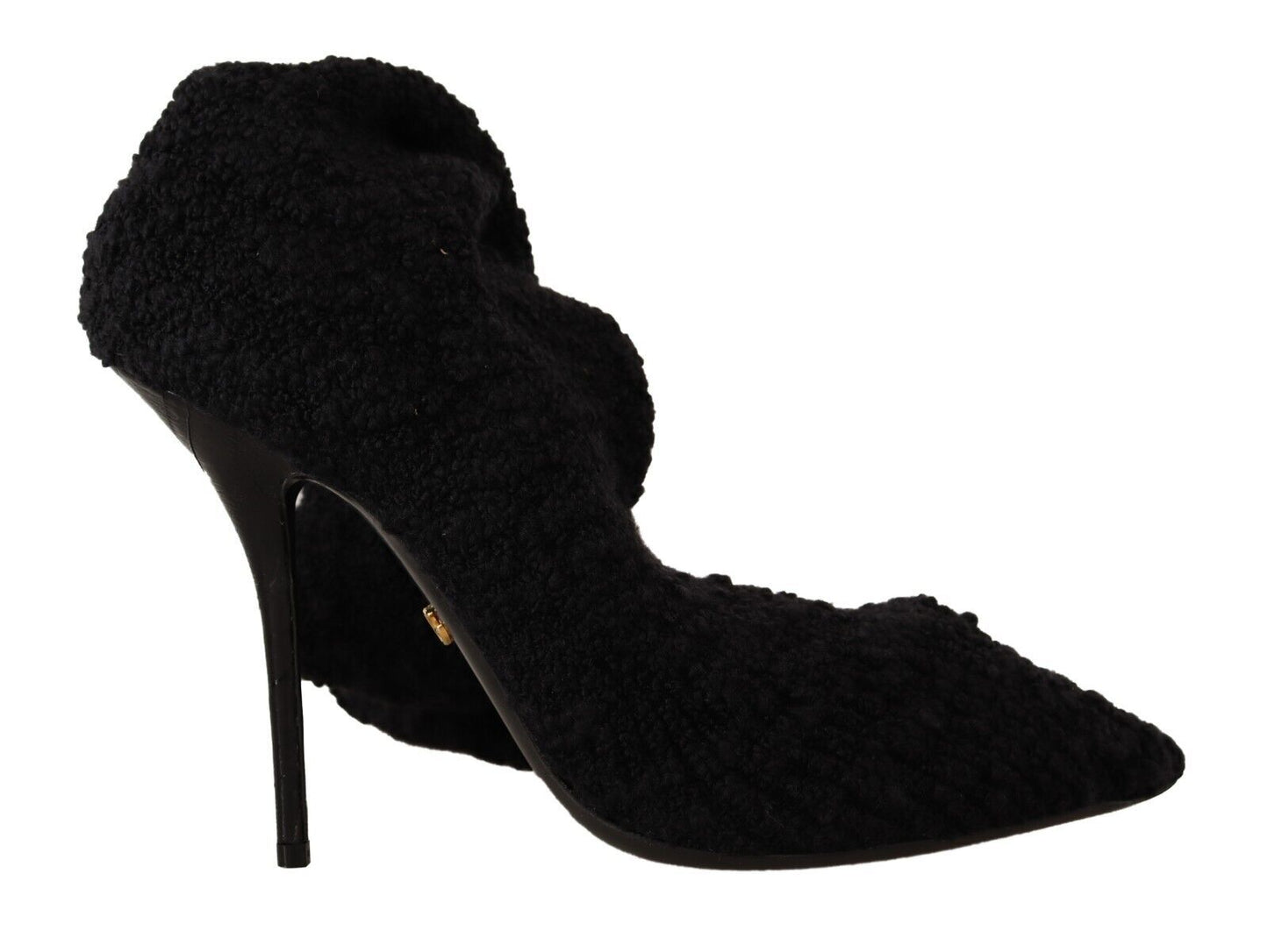 Bottines montantes noires extensibles Dolce &amp; Gabbana