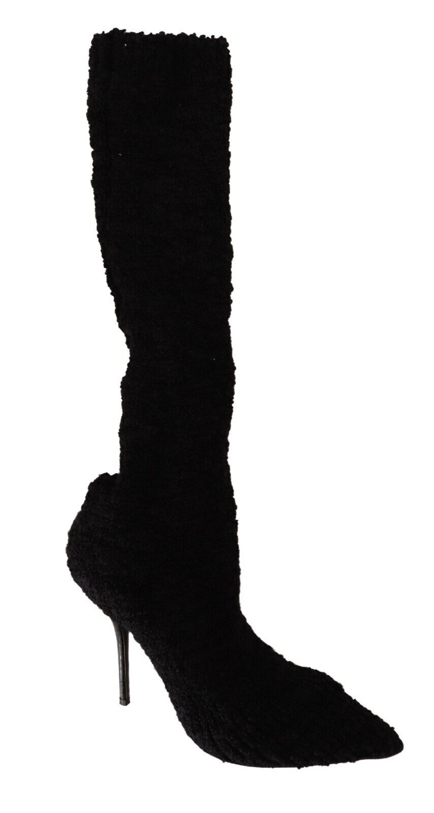 Bottines montantes noires extensibles Dolce &amp; Gabbana