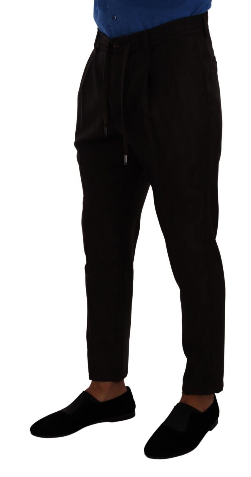 Pantalon skinny en laine bordeaux Dolce &amp; Gabbana pour homme