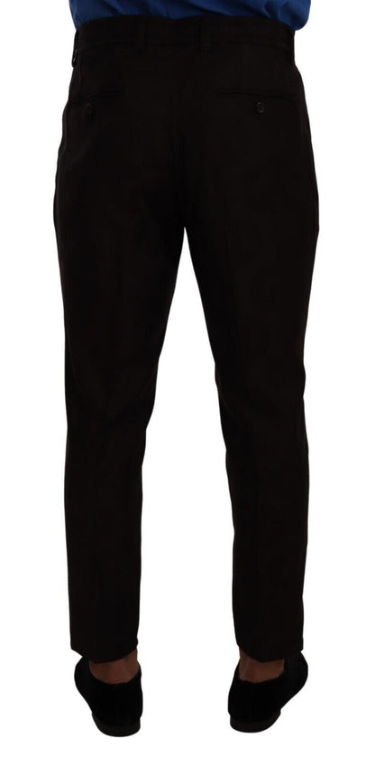 Pantalon skinny en laine bordeaux Dolce &amp; Gabbana pour homme