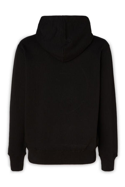 Versace Jeans – Atemberaubendes schwarzes Baumwoll-Sweatshirt mit Kapuze