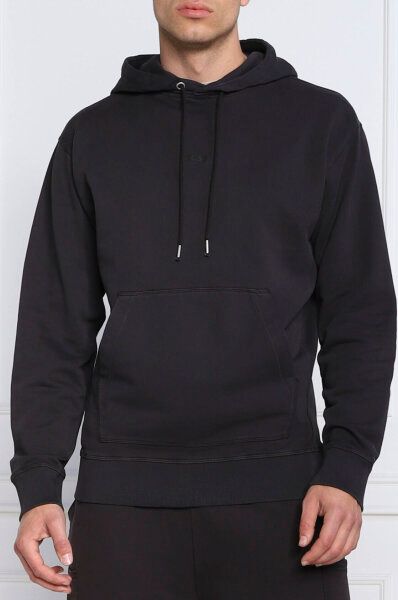 Hugo Boss Elegantes dunkelblaues Kapuzensweatshirt aus Baumwolle