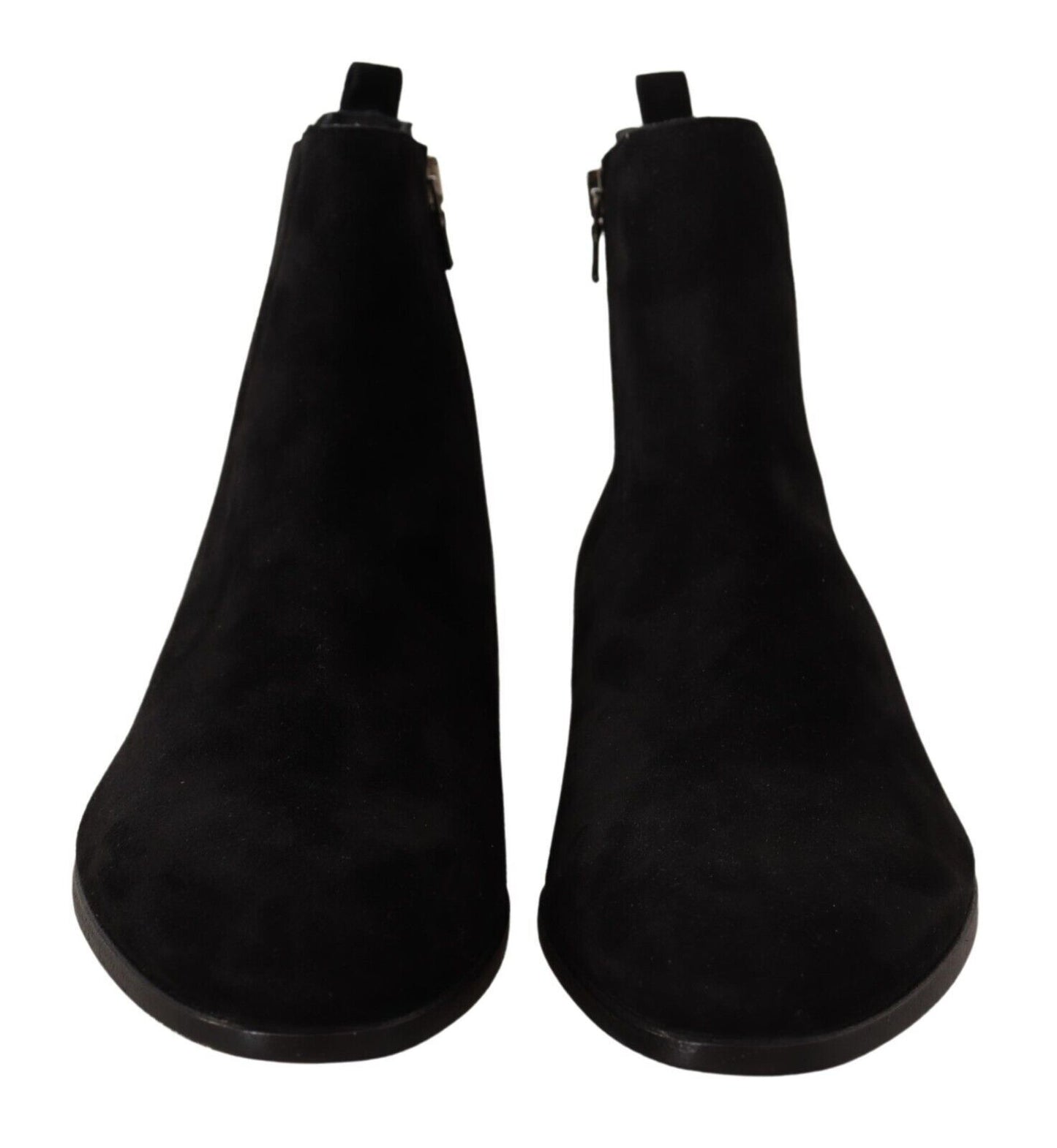 Bottines Chelsea en daim noir Dolce &amp; Gabbana pour homme