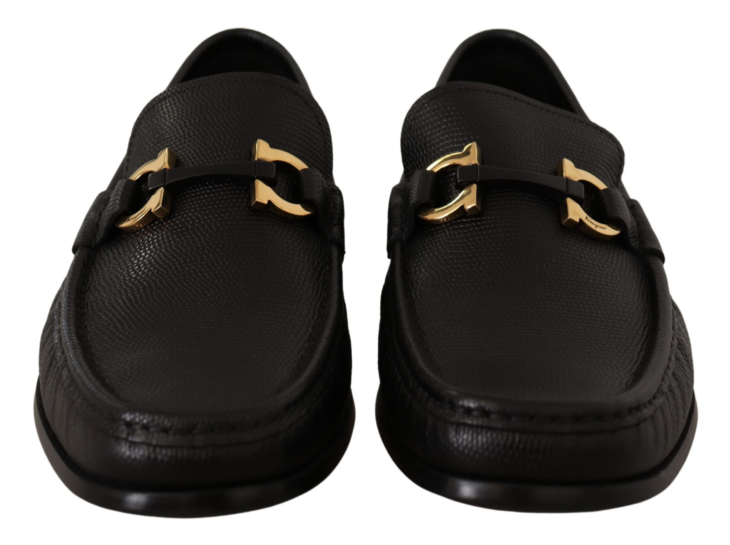 Brogues en cuir de veau noir élégantes