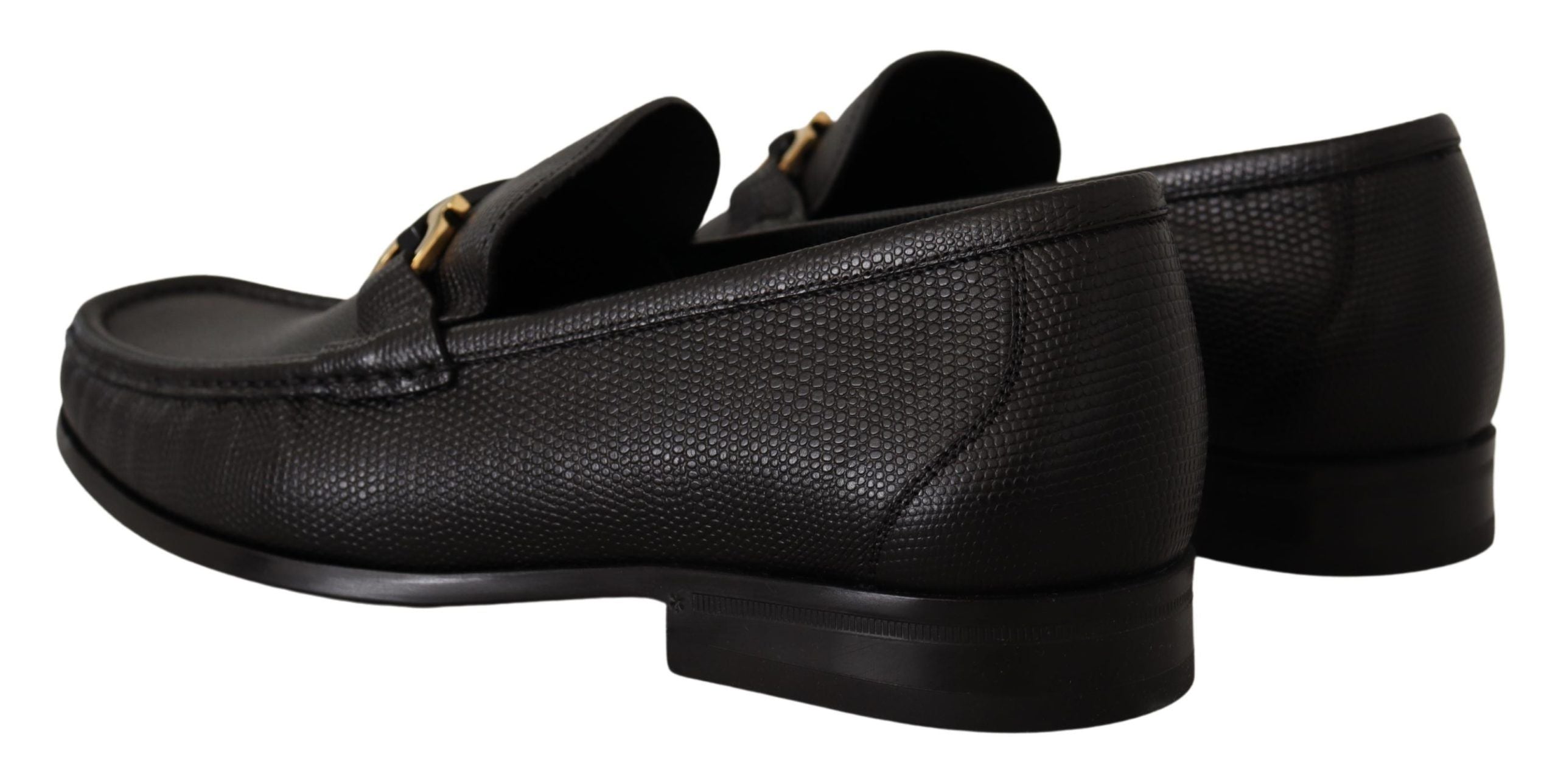 Brogues en cuir de veau noir élégantes