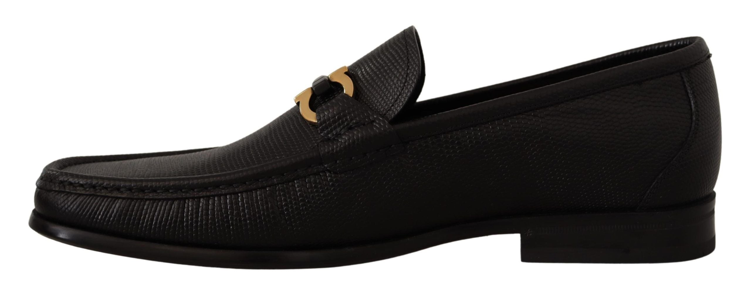 Brogues en cuir de veau noir élégantes