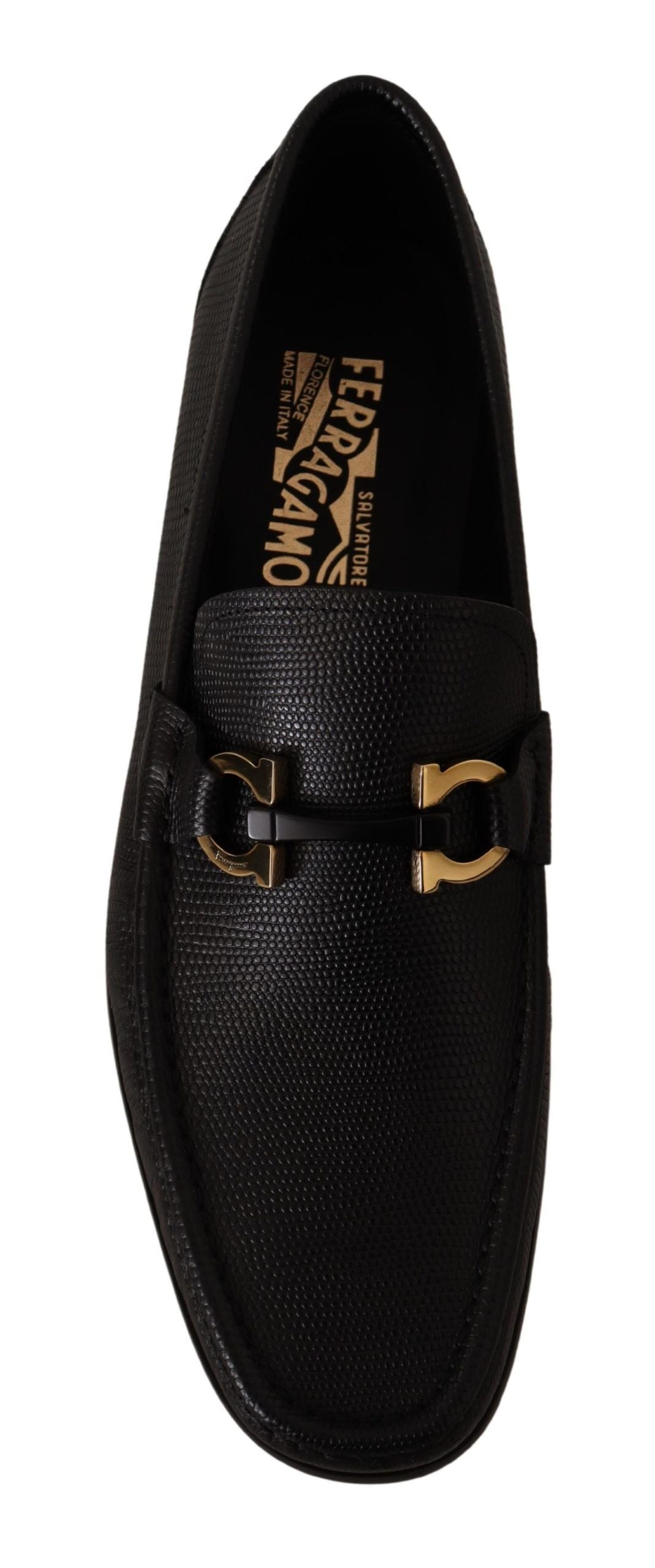 Brogues en cuir de veau noir élégantes