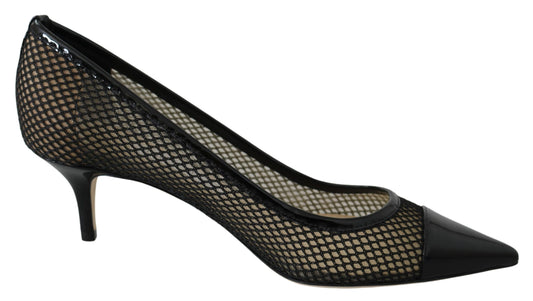 Jimmy Choo Schicke spitze Pumps aus Lacknetz