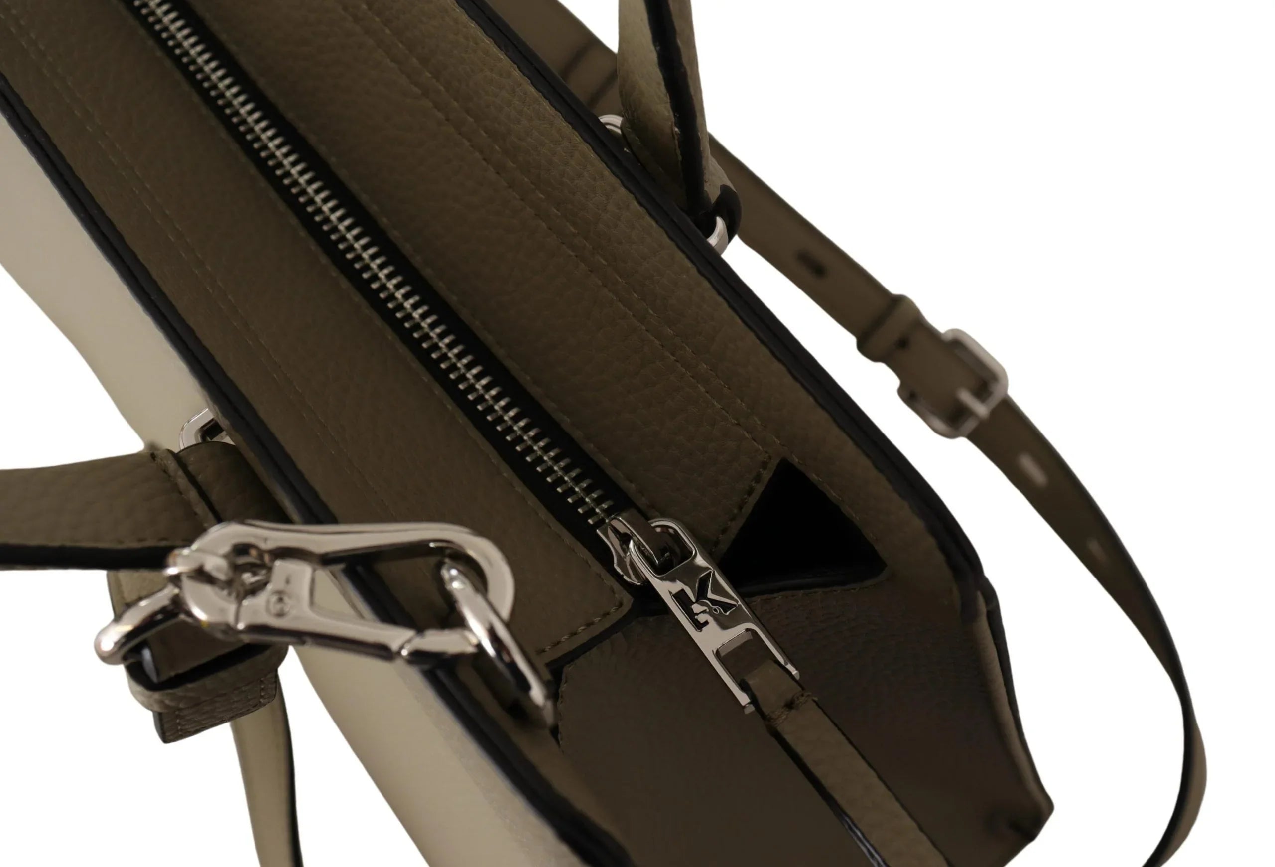 Sac fourre-tout en cuir vert sauge enchanteur