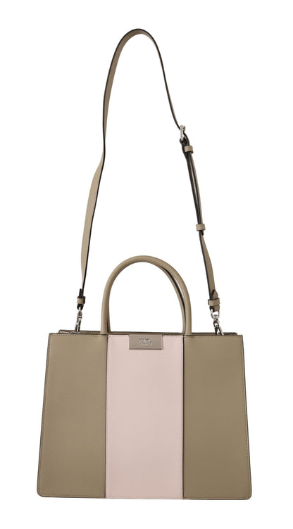 Karl Lagerfeld – Elegante, salbeigrüne Tote-Umhängetasche