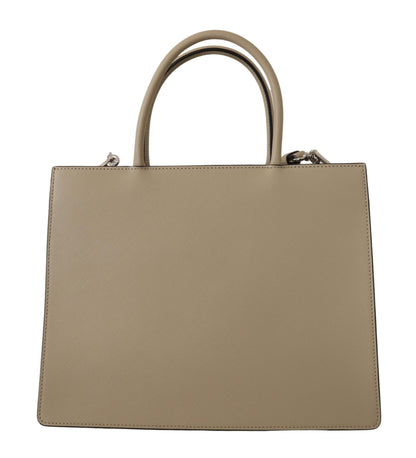 Karl Lagerfeld – Elegante, salbeigrüne Tote-Umhängetasche
