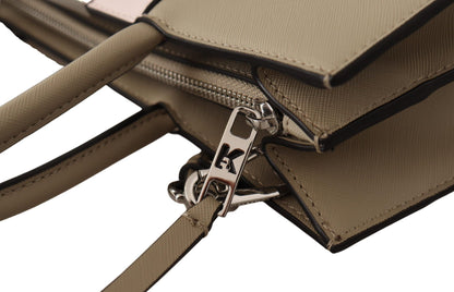 Karl Lagerfeld – Elegante, salbeigrüne Tote-Umhängetasche
