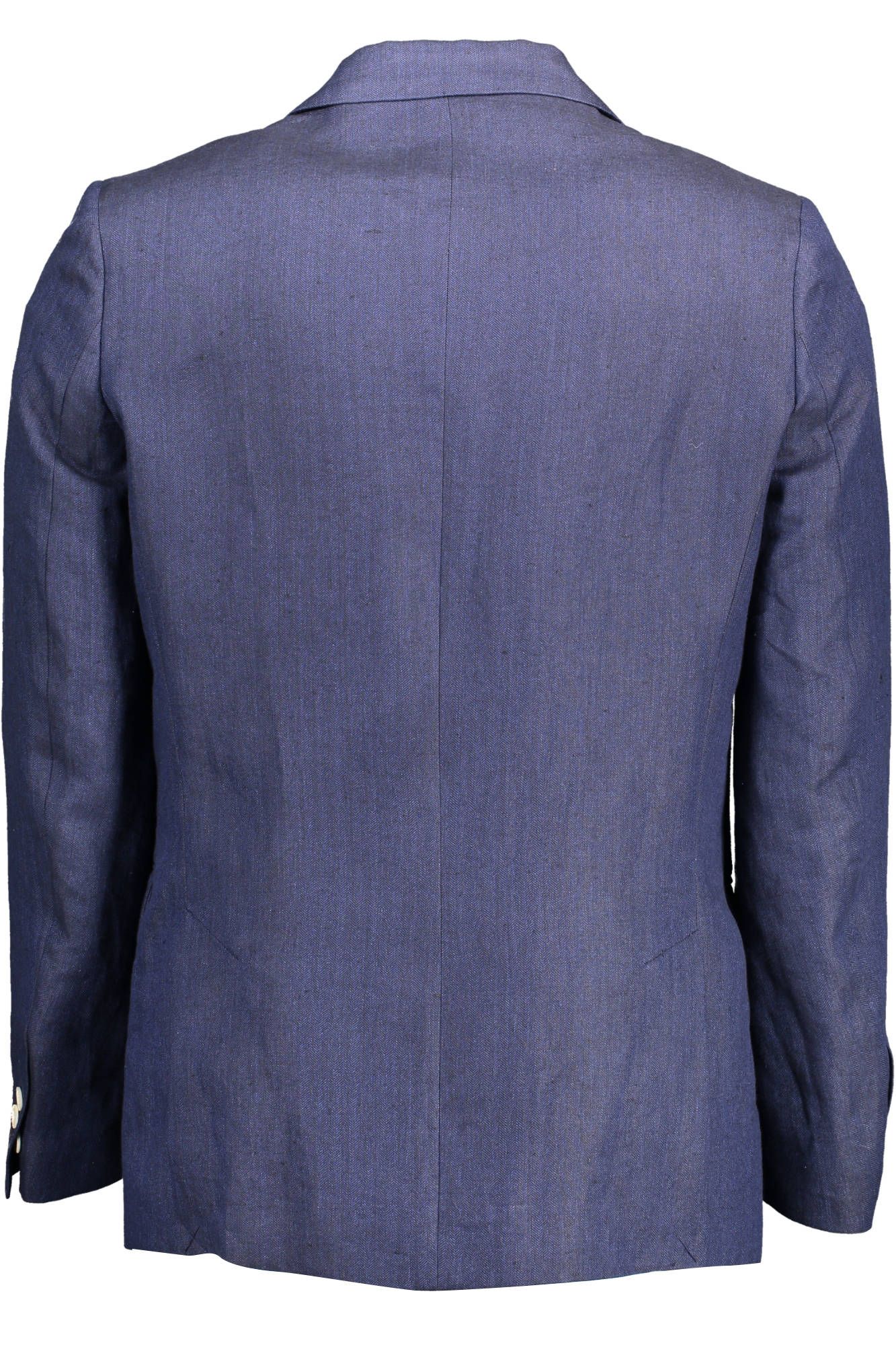 Veste classique en lin bleu élégante
