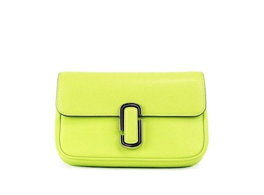 Sac à main bandoulière en cuir lisse J Marc Green Glow de Marc Jacobs