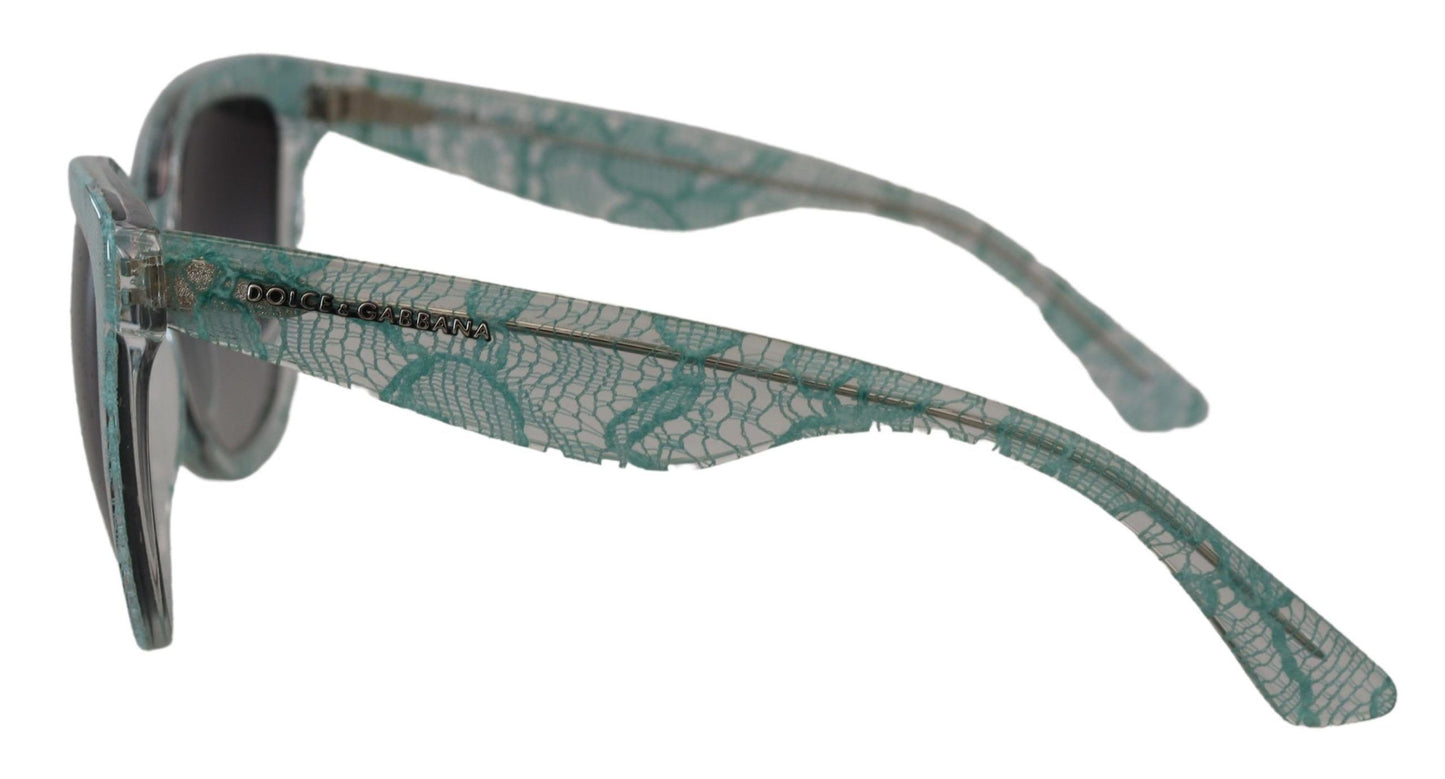 Lunettes de soleil rondes en acétate et cristal Dolce &amp; Gabbana DG4190