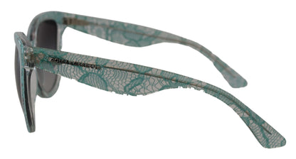 Lunettes de soleil rondes en acétate et cristal Dolce &amp; Gabbana DG4190