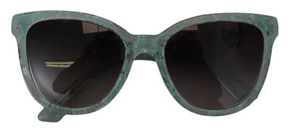 Lunettes de soleil rondes en acétate et cristal Dolce &amp; Gabbana DG4190