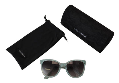 Lunettes de soleil rondes en acétate et cristal Dolce &amp; Gabbana DG4190