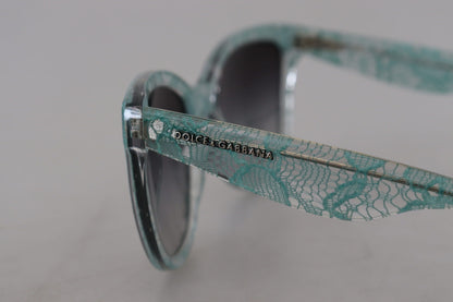 Lunettes de soleil rondes en acétate et cristal Dolce &amp; Gabbana DG4190