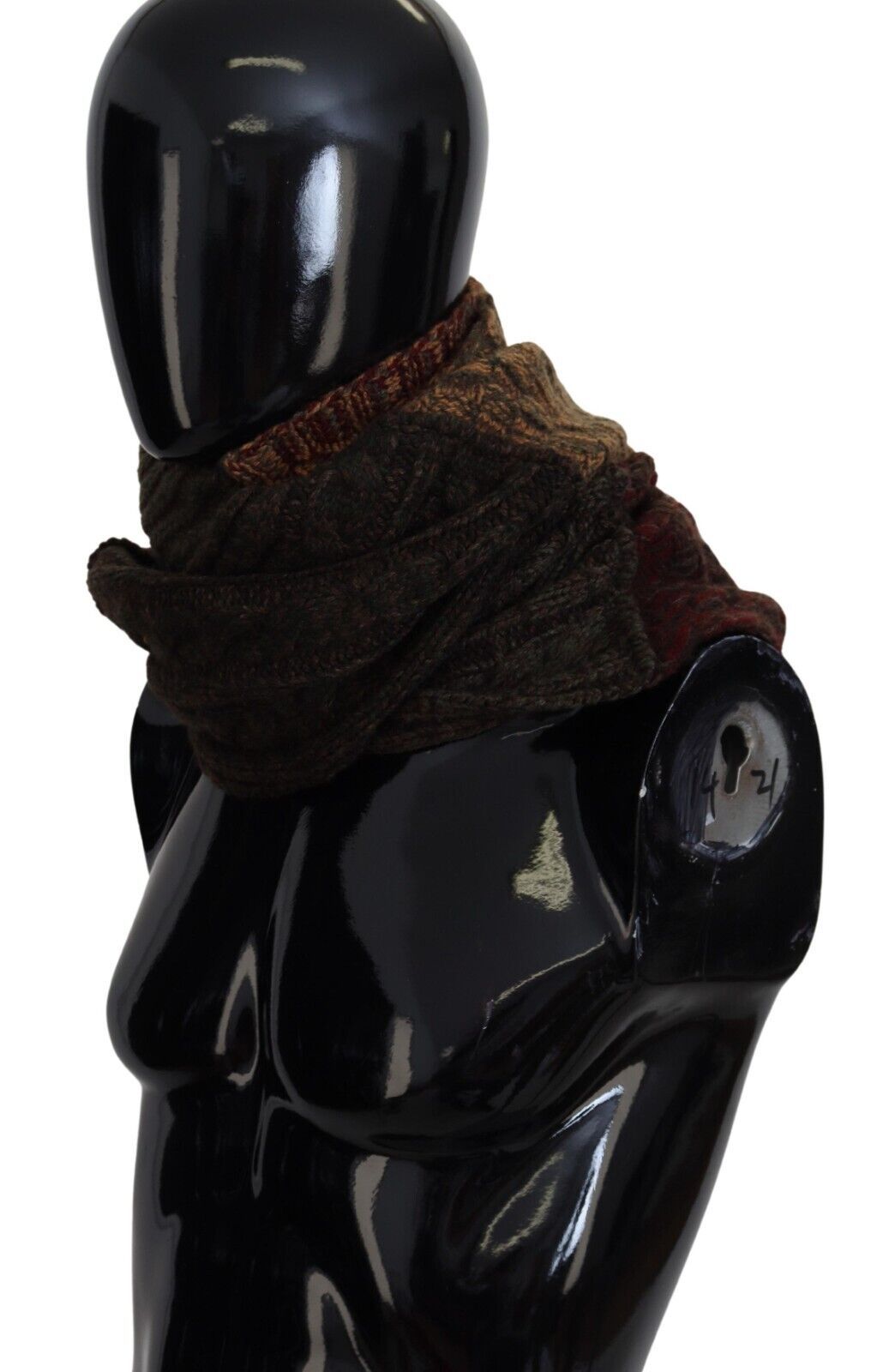 Foulard châle en maille multicolore Dolce &amp; Gabbana pour homme