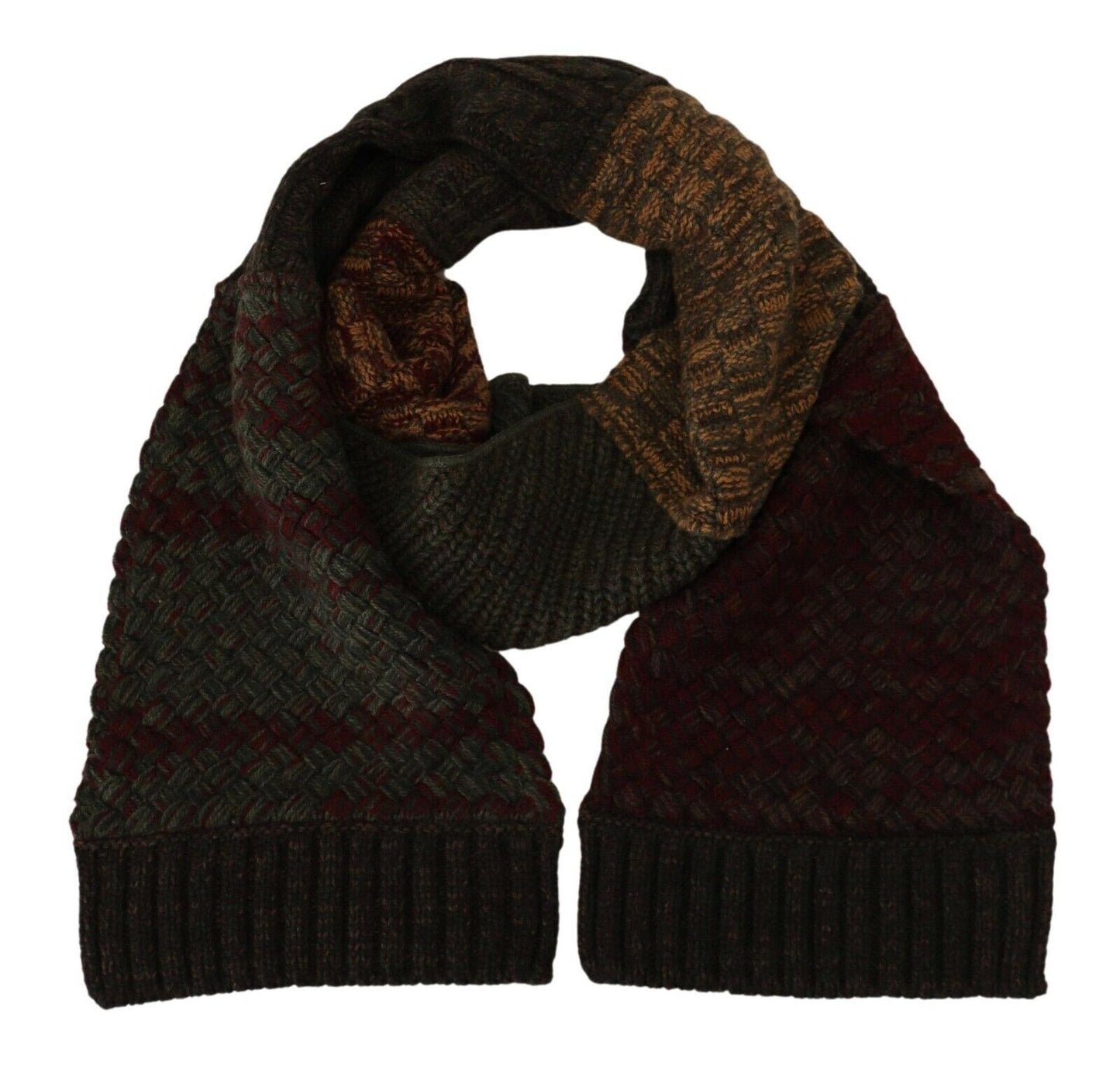 Foulard châle en maille multicolore Dolce &amp; Gabbana pour homme