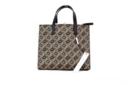 Marc Jacobs Mini Grind Signet bedruckte Umhängetasche aus Leder