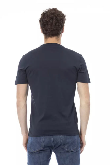 Baldinini Trend Blue Cotton Men's T-Shirt