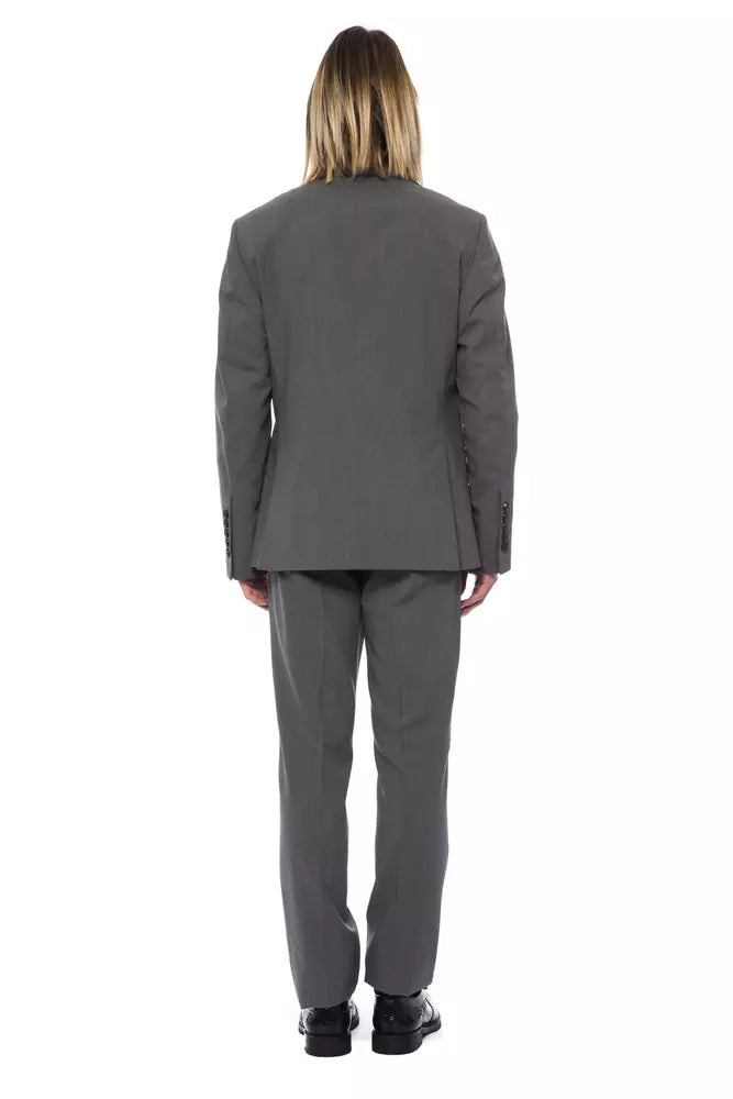 Billionaire Italian Couture Herren Blazer aus grauer Wolle