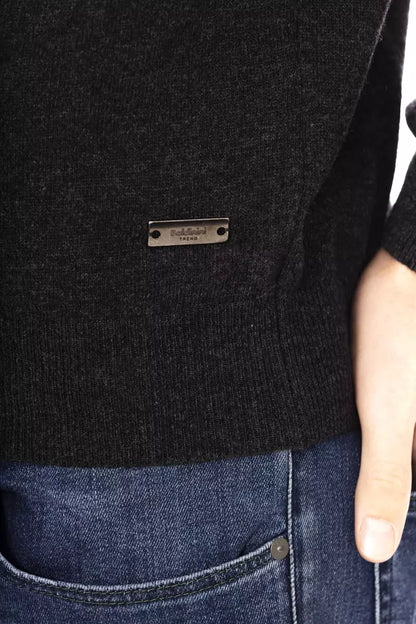 Baldinini Trend Black Wool Men's Sweater