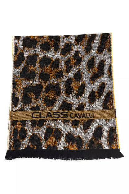 Cavalli Class Brauner Wollschal für Herren