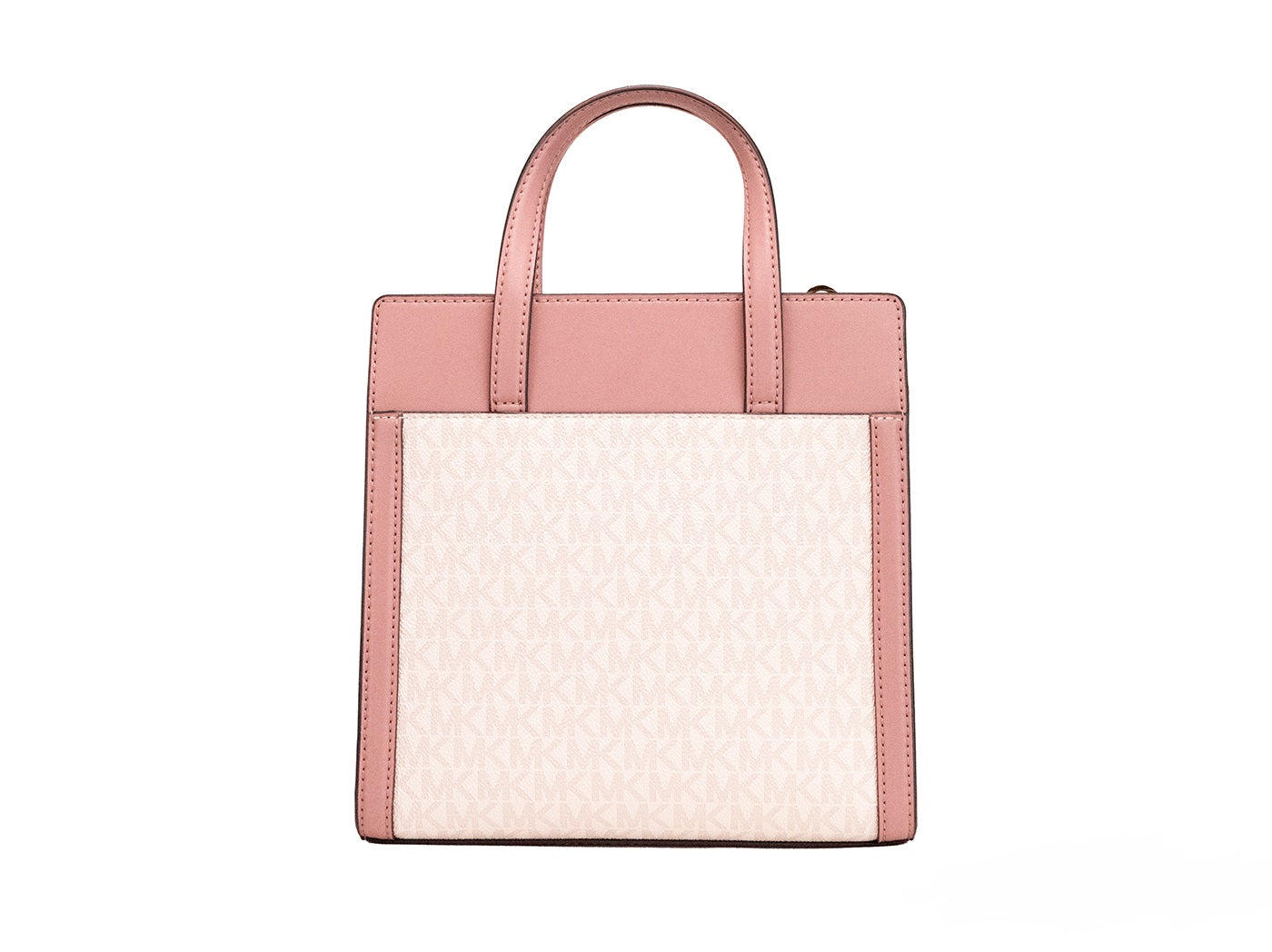 Michael Kors Cece Kleine rosa PVC Nord-Süd-Klappe Tote Umhängetasche Geldbörse