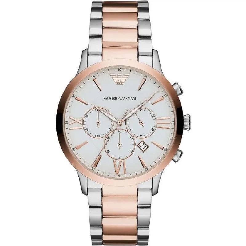 Montre élégante bicolore pour homme