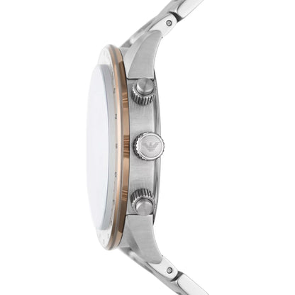 Emporio Armani – Klassischer Chronograph aus Stahl für Herren