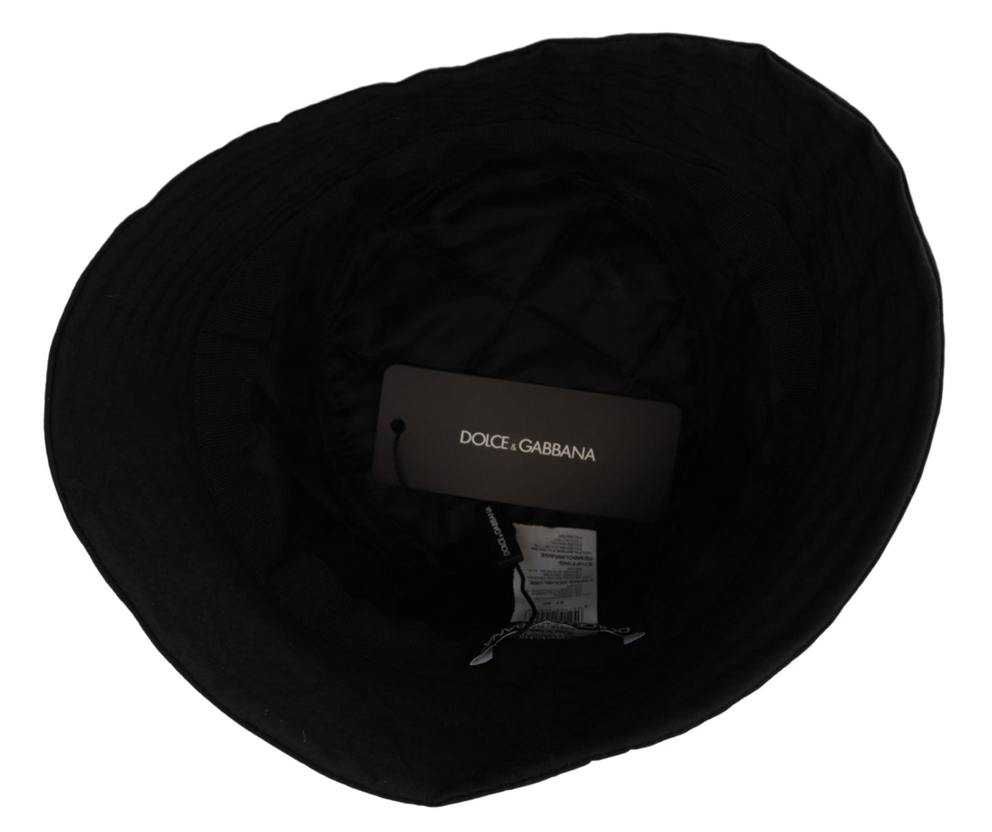 Chapeau bob Dolce &amp; Gabbana en nylon noir pour femme