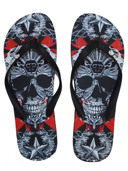 Philipp Plein Mehrfarbige Polyester-Damensandalen