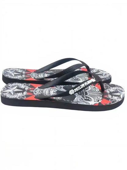 Philipp Plein Mehrfarbige Polyester-Damensandalen
