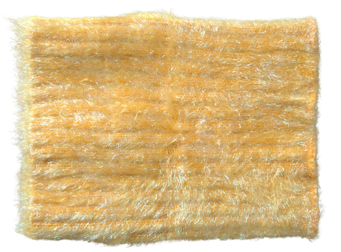 Foulard tour de cou Dolce &amp; Gabbana jaune en fibre de mohair et polyester