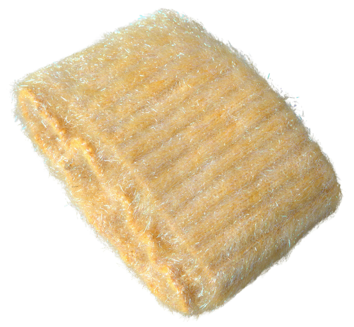 Foulard tour de cou Dolce &amp; Gabbana jaune en fibre de mohair et polyester