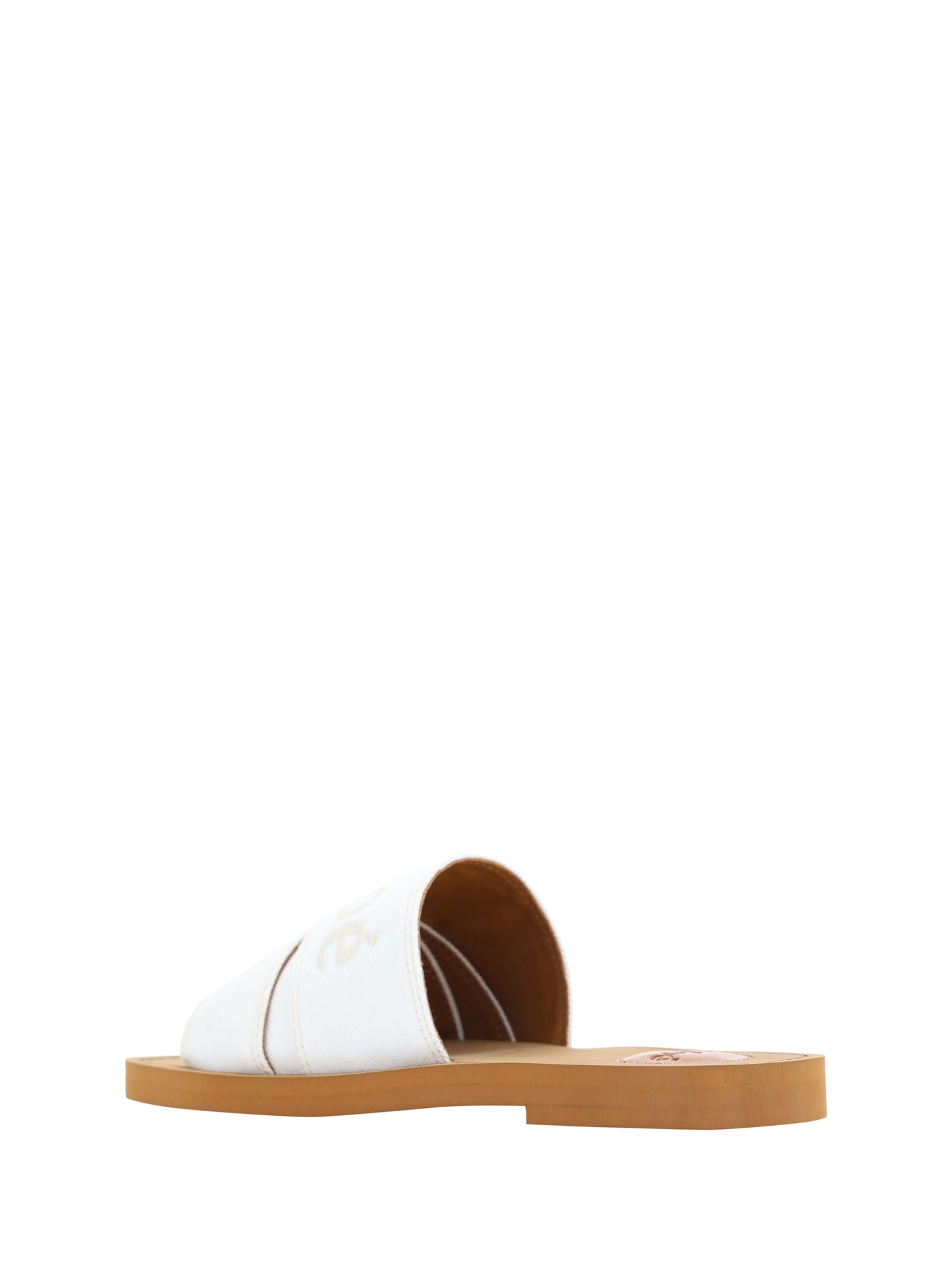 Sandales Chloé élégantes en coton blanc