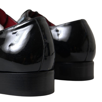 Chaussures habillées en cuir verni noir Dolce &amp; Gabbana