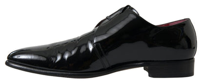 Chaussures habillées en cuir verni noir Dolce &amp; Gabbana