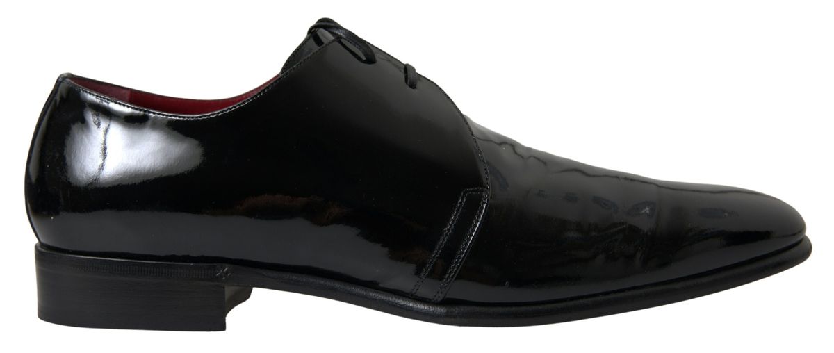 Chaussures habillées en cuir verni noir Dolce &amp; Gabbana