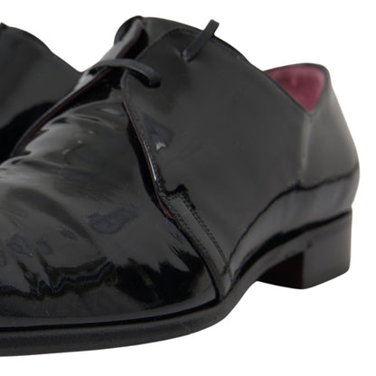 Chaussures habillées en cuir verni noir Dolce &amp; Gabbana