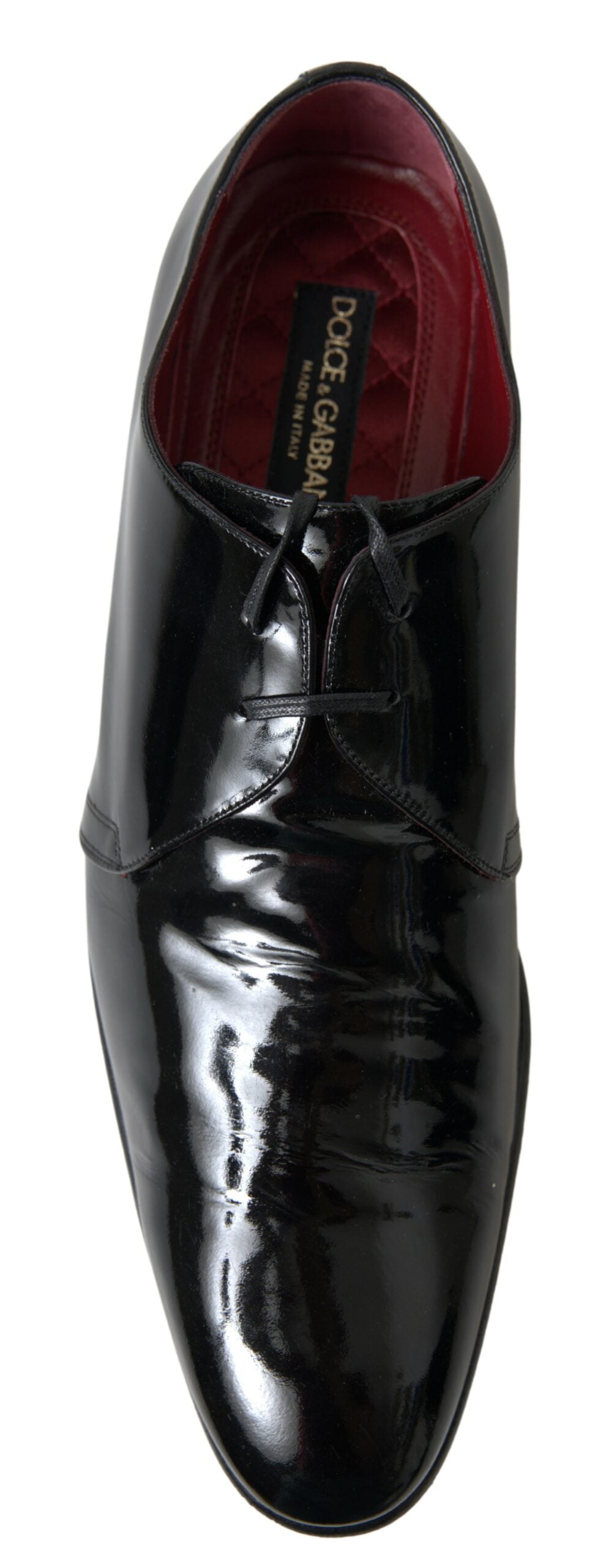 Chaussures habillées en cuir verni noir Dolce &amp; Gabbana