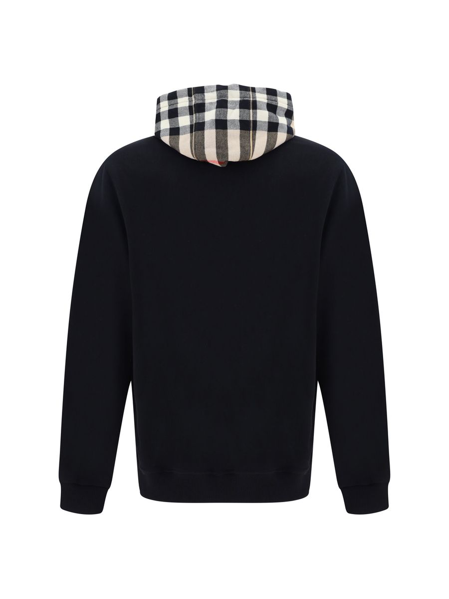 Sweat à capuche Burberry élégant et oversize noir Samuel