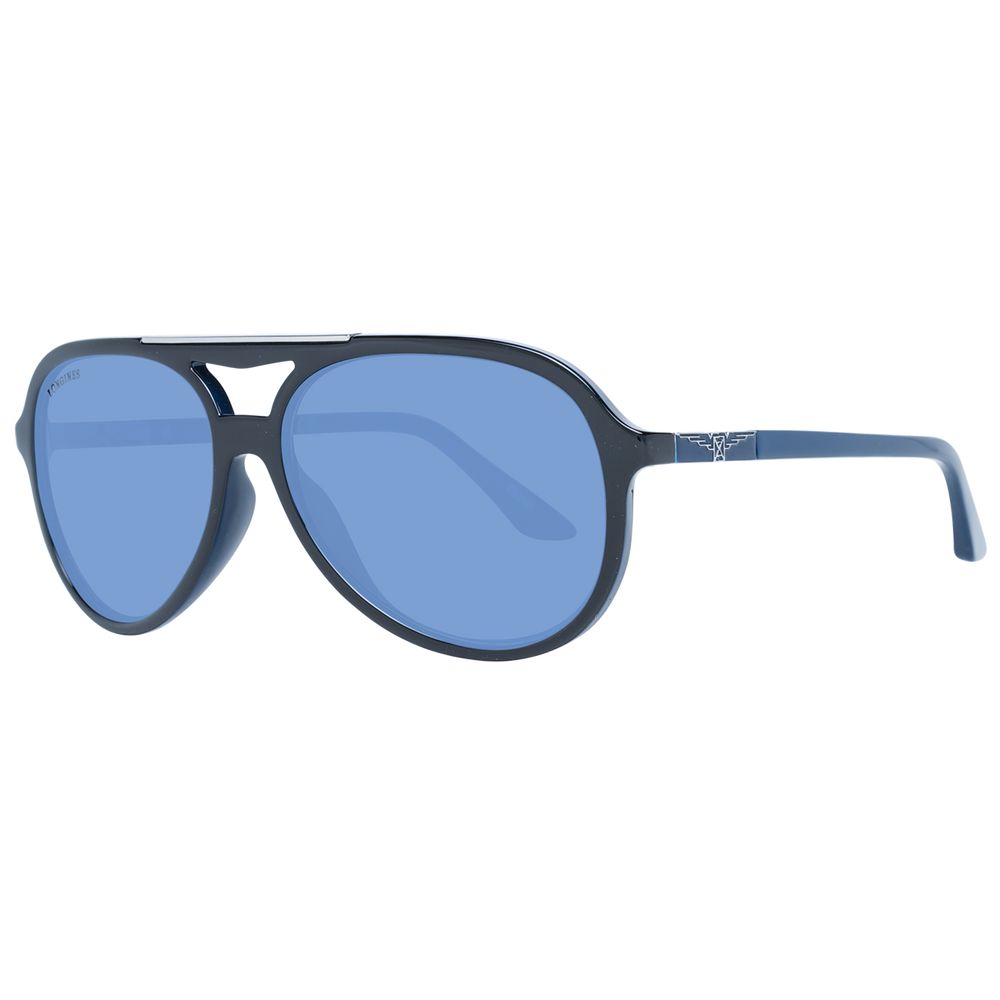 Longines Schwarze Herren-Sonnenbrille